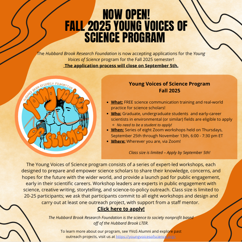 Fall 2025 YVoS Program Announcement