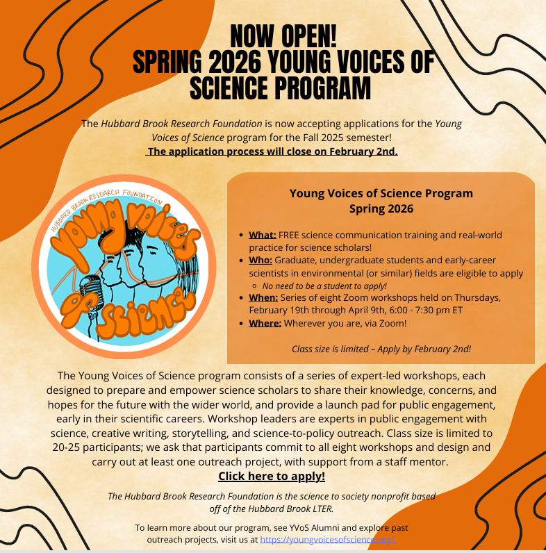 Spring 2026 YVoS Program Announcement